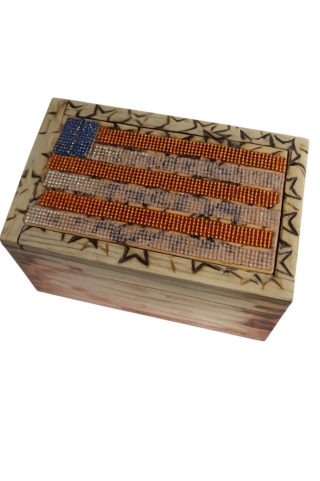 Old Glory Keepsake Box